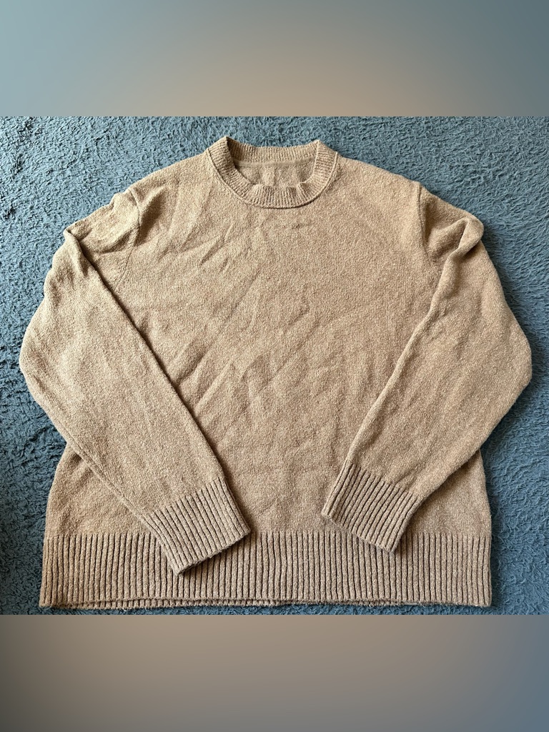 Lululemon Relaxed-Fit Knit Sweater Cera Brown Men's Size Medium